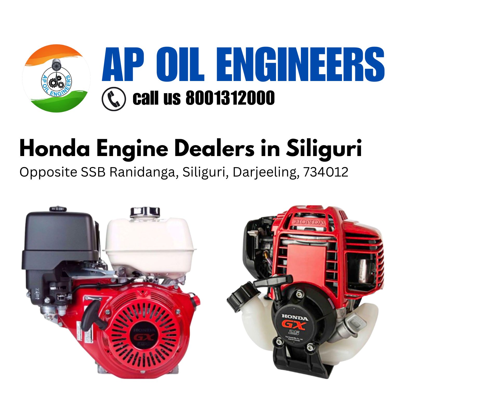 Top Honda Engine Dealers in Siliguri, West Bengal - AP Oil Engineers